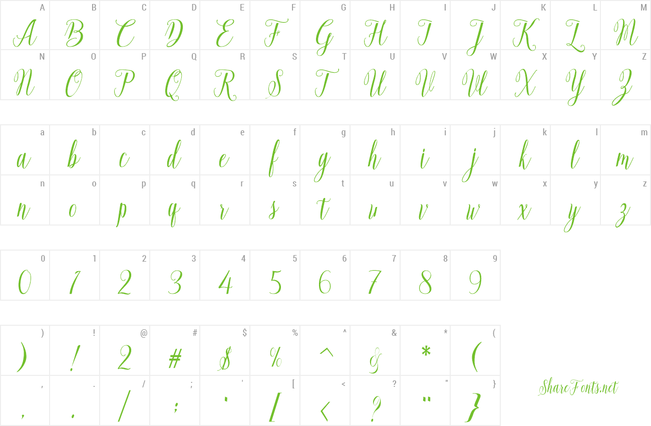 Font Dear Mother preview